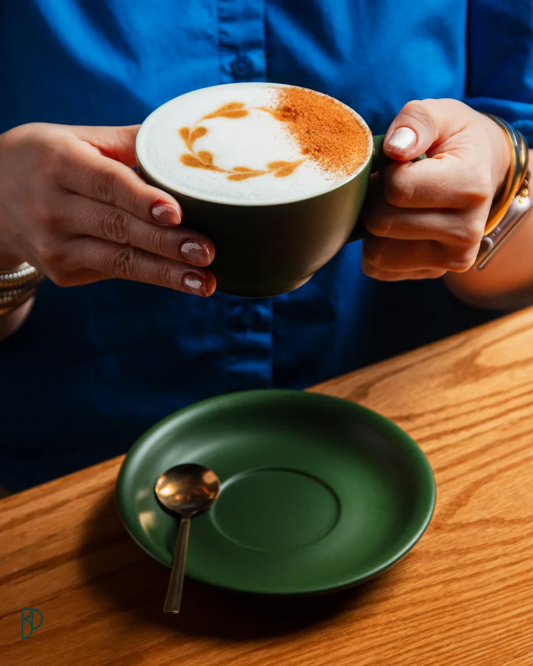 Cappuccino preparado con café de especialidad en El Panot
